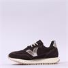 Victoria Viento Serraje Laced Trainer - Dark Brown Gold